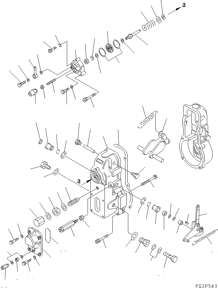 Регулятор в сборе (DK105411-0680) KOMATSU