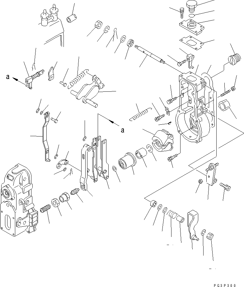 Регулятор в сборе DK105411-1351 KOMATSU