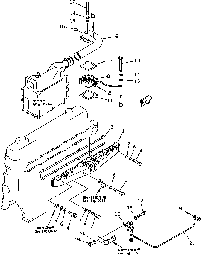 CONNECTOR,AIR 6138-15-4310 KOMATSU