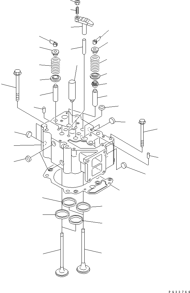Впускной клапан 6152-45-4111 KOMATSU