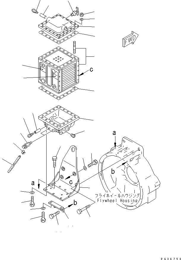 Предупреждающая табличка TR24460884890 KOMATSU