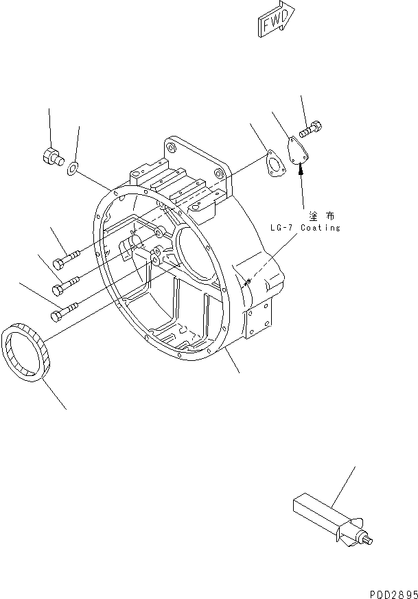 SEAL¤ REAR,(SERVICE PARTS) \0\6150-29-4230 KOMATSU