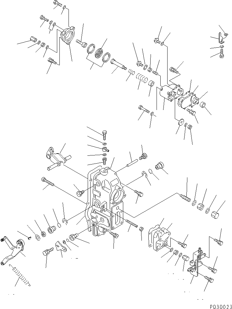 Регулятор в сборе (DK105447-2340) KOMATSU