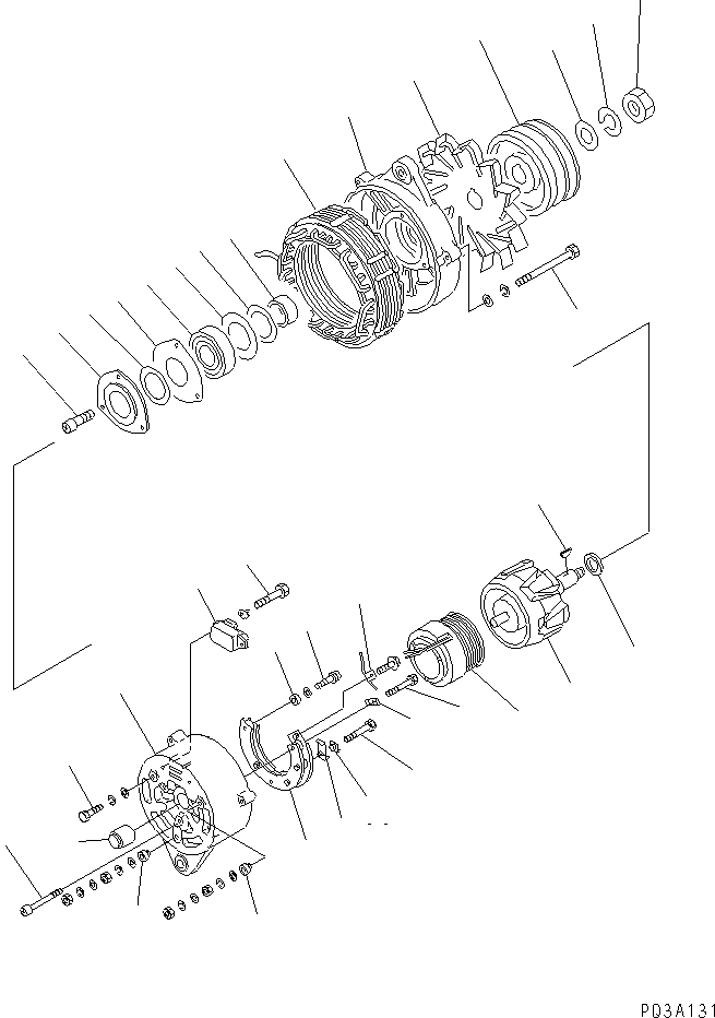 Изолирующая втулка KD1-33943-0720 KOMATSU