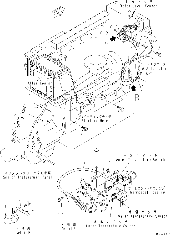 WIRING HARNESS,(SEE FIG.A6810-A3G5) (7700-86-8410) KOMATSU
