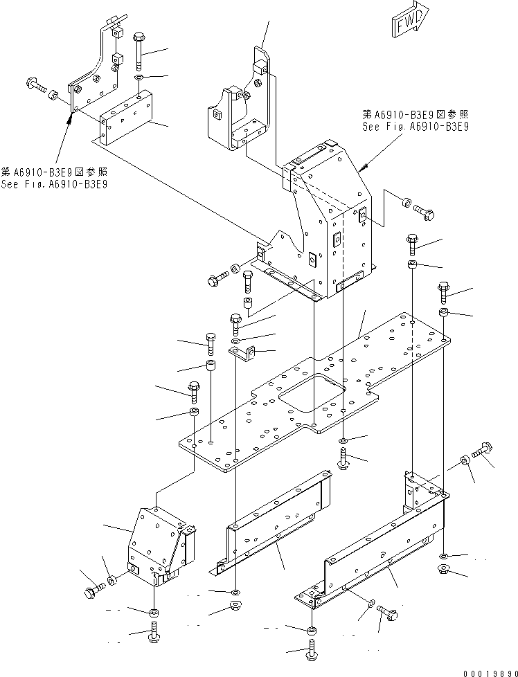 Крышка 6155-11-5360 KOMATSU