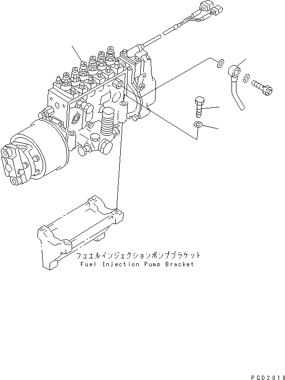 Топливный насос высокого давления в сборе (6152-72-1420) KOMATSU