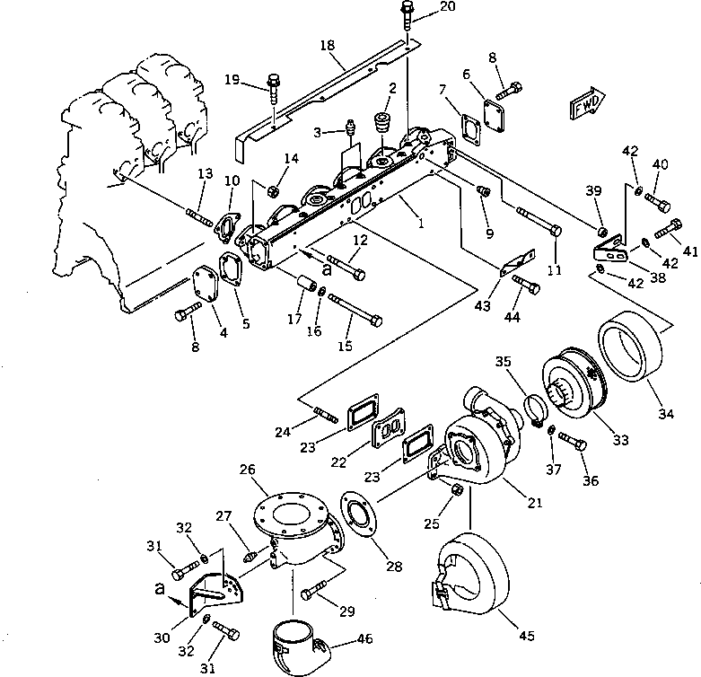 Фильтрующий элемент 6152-85-7221 KOMATSU