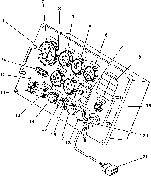 SWITCH,ENGINE STOP 7700-83-1470 KOMATSU