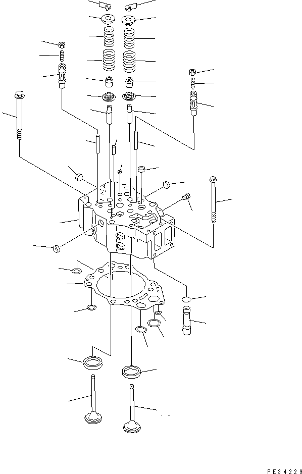 GASKET,HEAD 6934-19-1810 KOMATSU