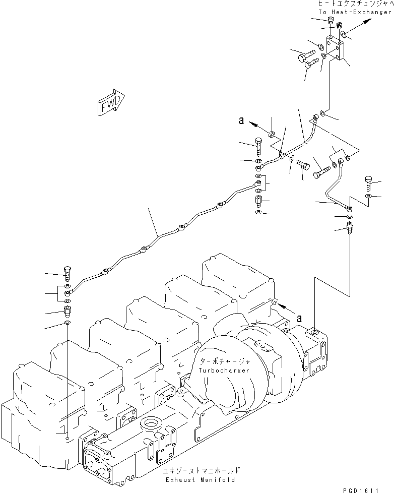 Пробка 07043-B0108 KOMATSU