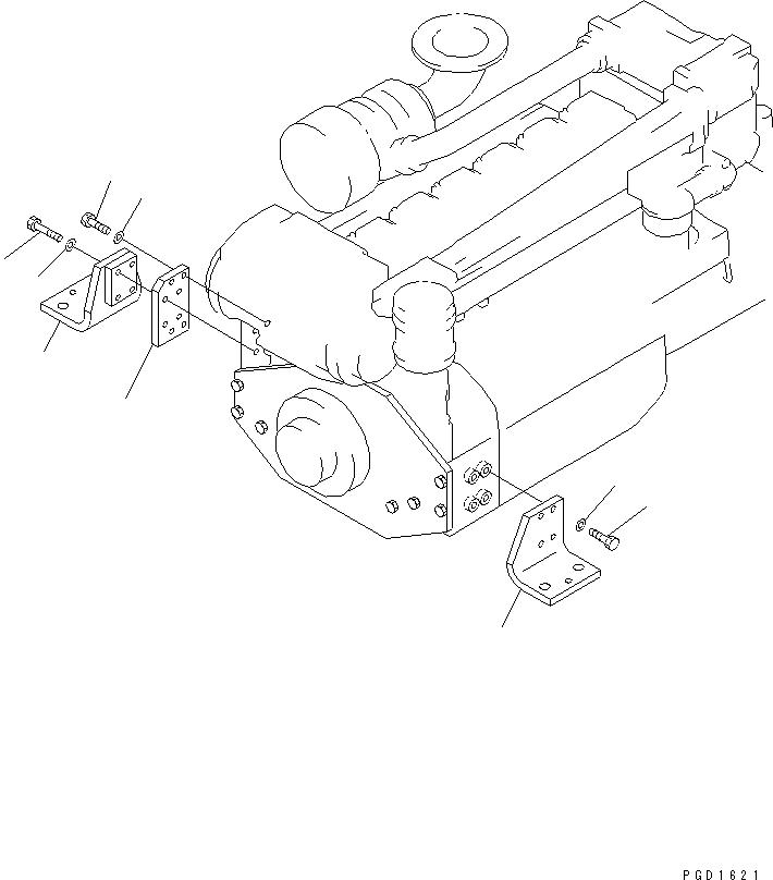 Опора 6212-26-3530 KOMATSU