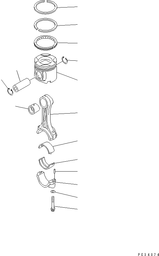 CONNECTING ROD ASS'Y 6212-35-3101 KOMATSU
