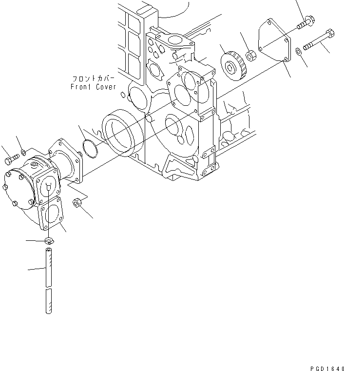 O-RING,(NOT SHOWN) 6162-63-7590 KOMATSU