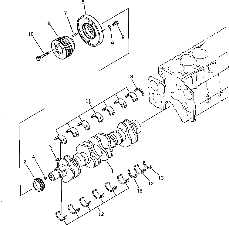 PULLEY¤NON HARDENING 6212-35-1510 KOMATSU