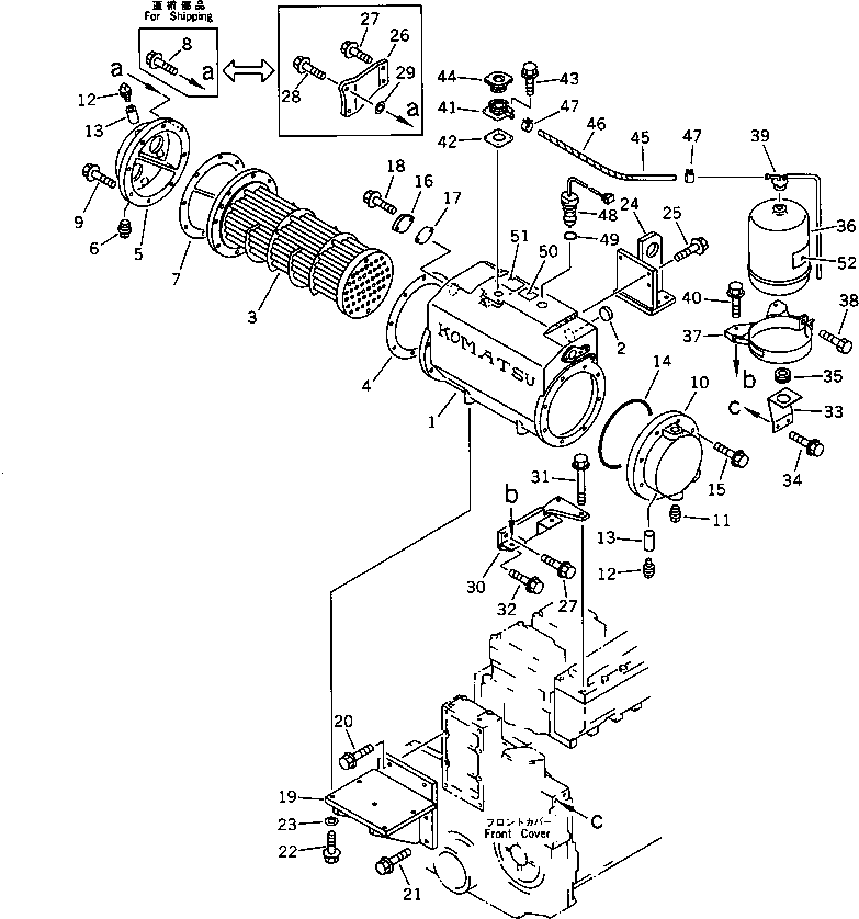 Фильтрующий элемент 6212-65-7121 KOMATSU