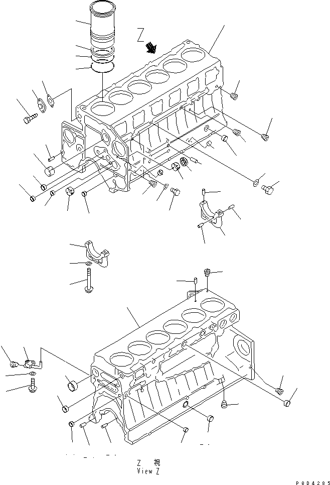 LINER,CYLINDER 6212-25-2210 KOMATSU