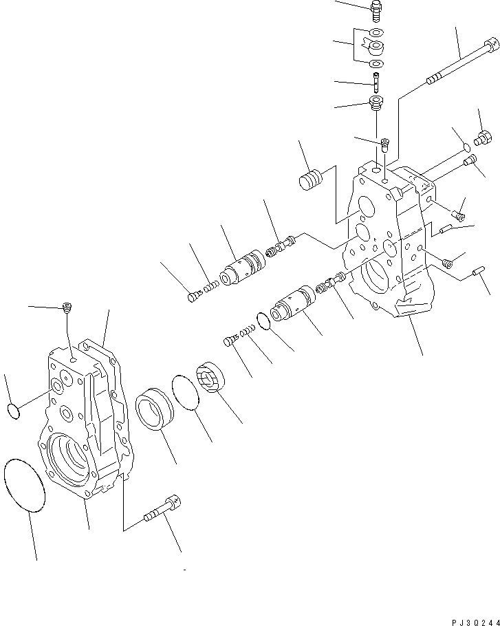 Корпус в сборе 6553-51-1601 KOMATSU