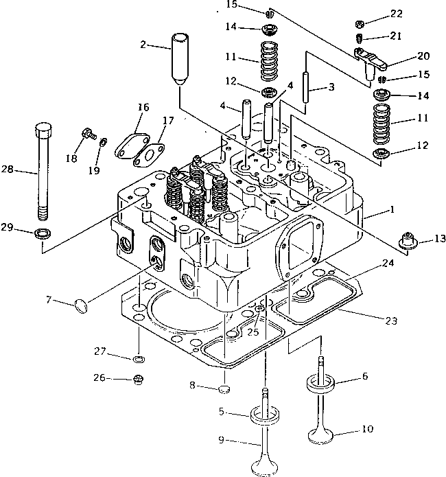 GUIDE,VALVE \5\6127-11-1341 KOMATSU