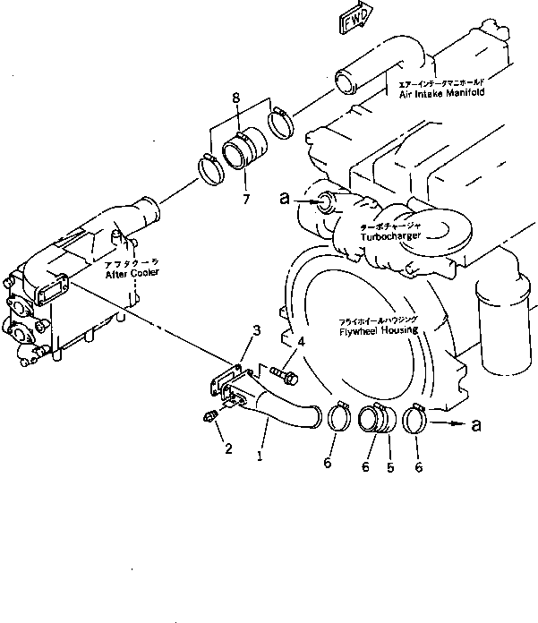 CONNECTOR,AIR 6207-15-4340 KOMATSU