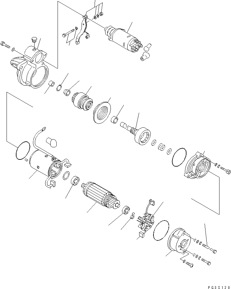 Магнитный выключатель в сборе KD0-47100-3591 KOMATSU
