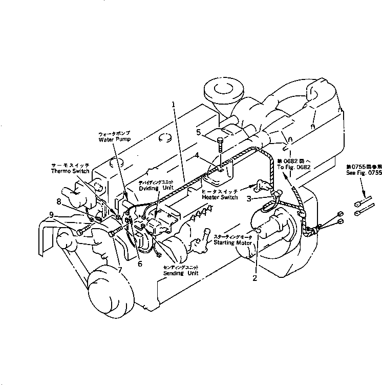 Жгут проводов 7700-86-8750 KOMATSU