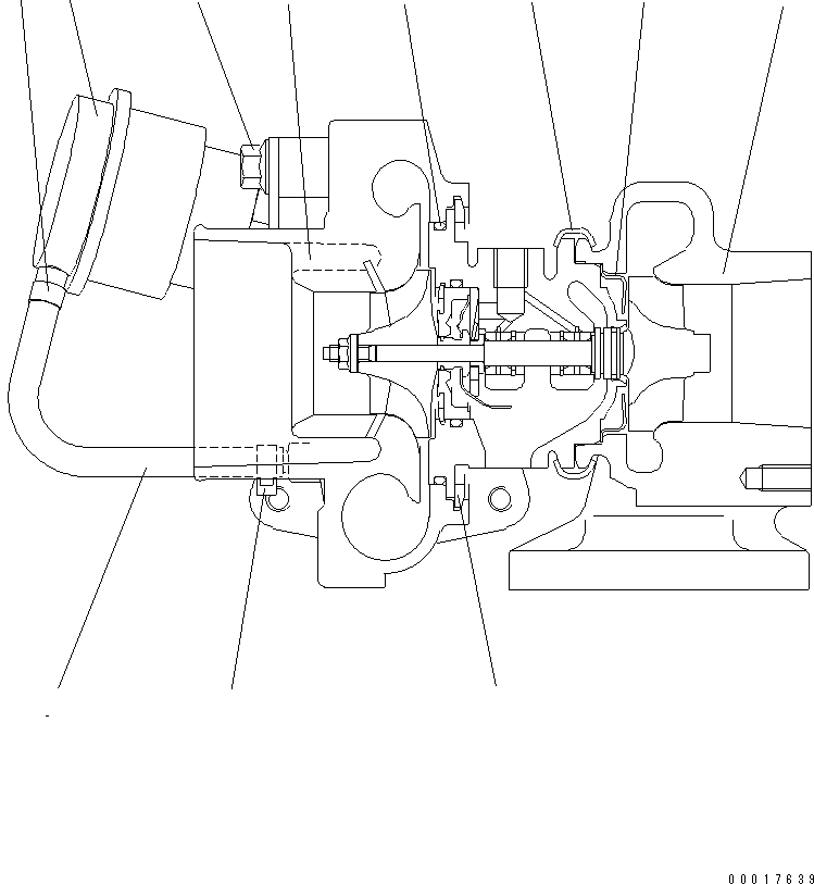 HOUSING,COMPRESSOR 6208-81-8510 KOMATSU