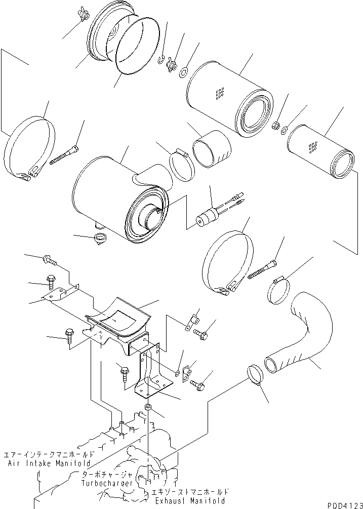 Корпус 6222-83-6710 KOMATSU
