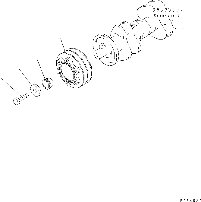 PULLEY¤NON HARDENING 6222-31-1480 KOMATSU