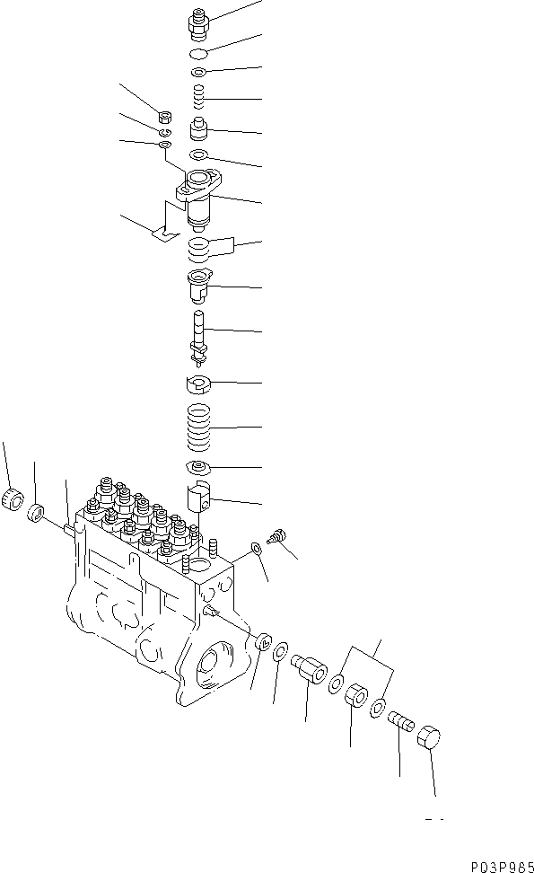 Корпус в сборе (ND090100-0800) KOMATSU