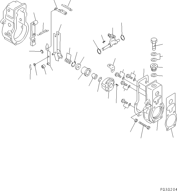 Регулятор в сборе ND190800-4872 KOMATSU