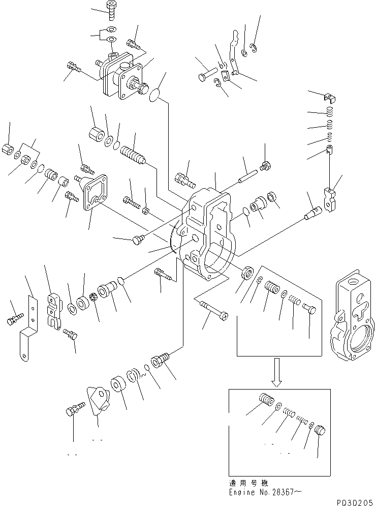 COMPENSATOR SUB A.,BOOST ND192600-0890 KOMATSU