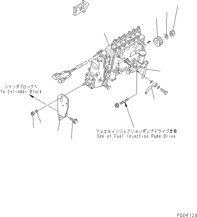 GEAR,INJECTION 6221-73-3580 KOMATSU
