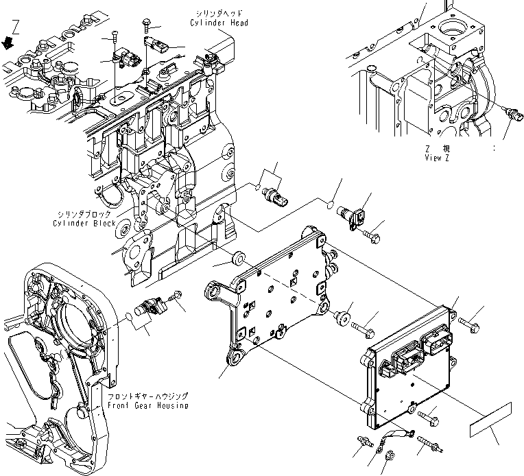 SENSOR,POSITION 4921687 KOMATSU