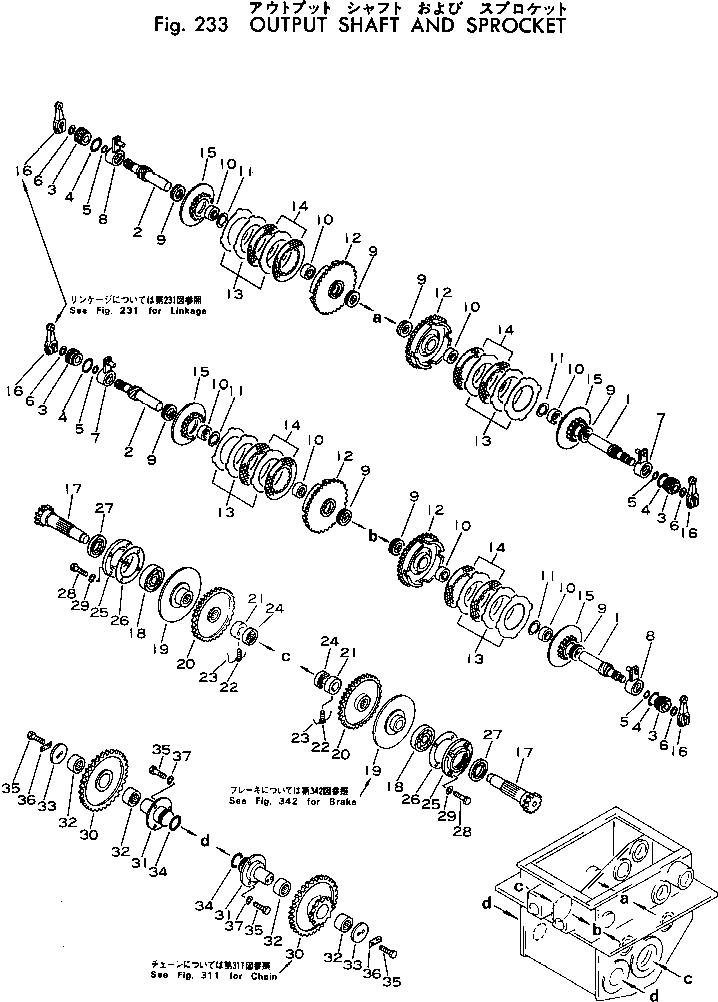 Подшипник FF7820-14360 KOMATSU