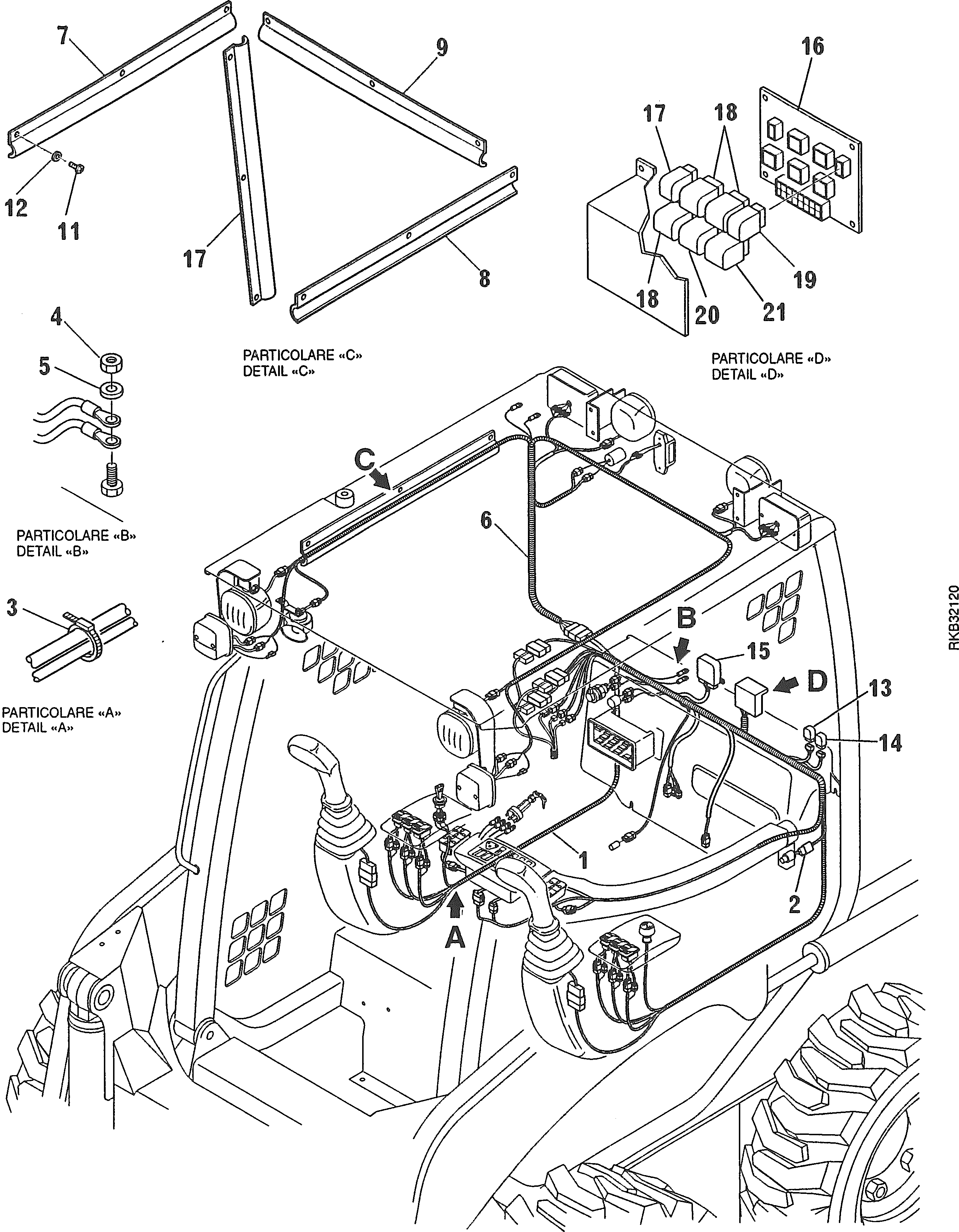 WIRING HARNESS,(OPTIONAL¤USA SPEC.) 37A-06-11370 KOMATSU