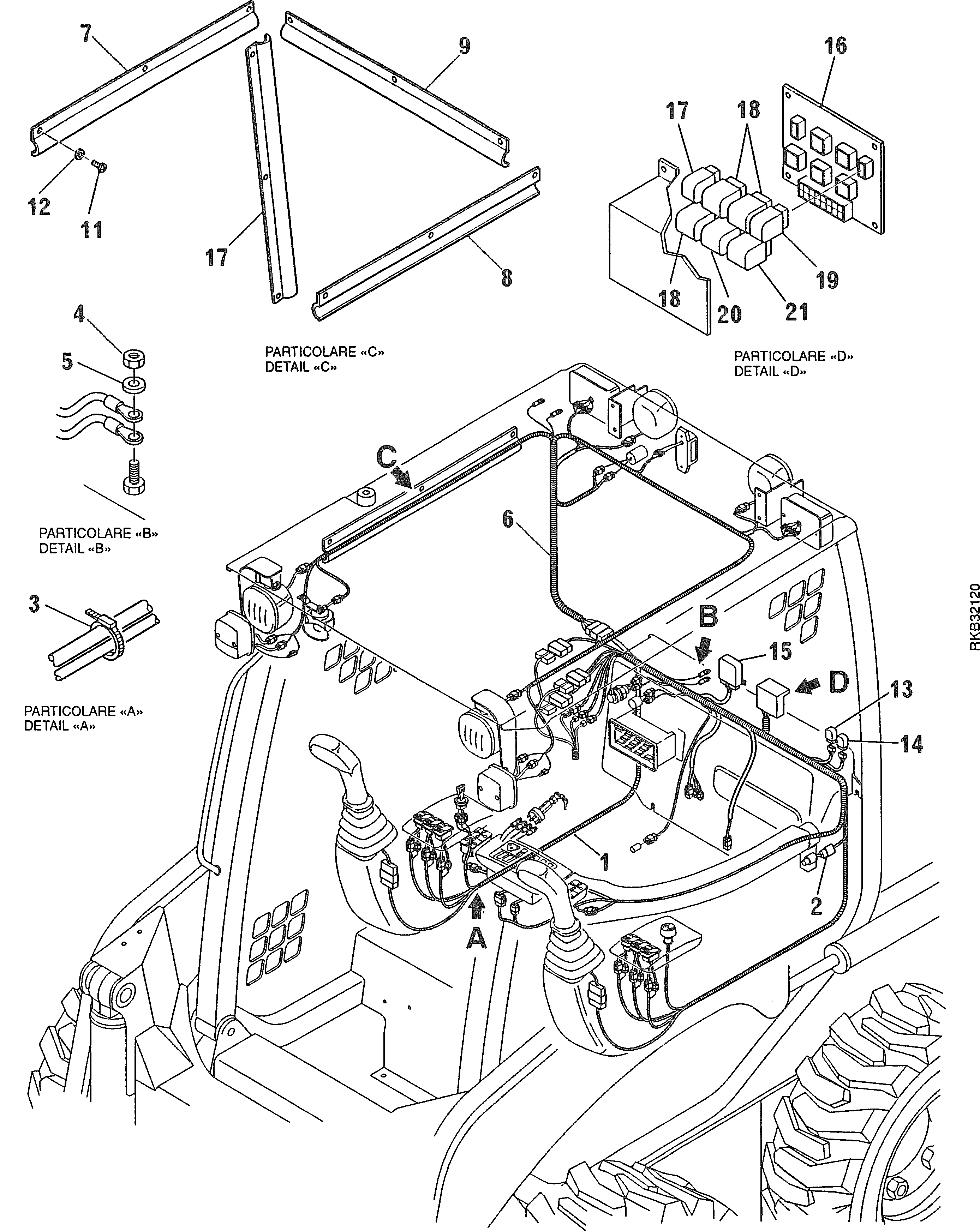 WIRING HARNESS,(OPTIONAL¤EUROPE SPEC.) 37A-06-11360 KOMATSU