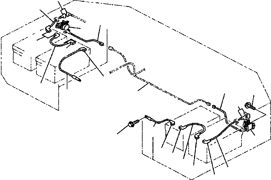 HARNESS, RIGHT BATTERY WIRING 427-06-A2320 KOMATSU