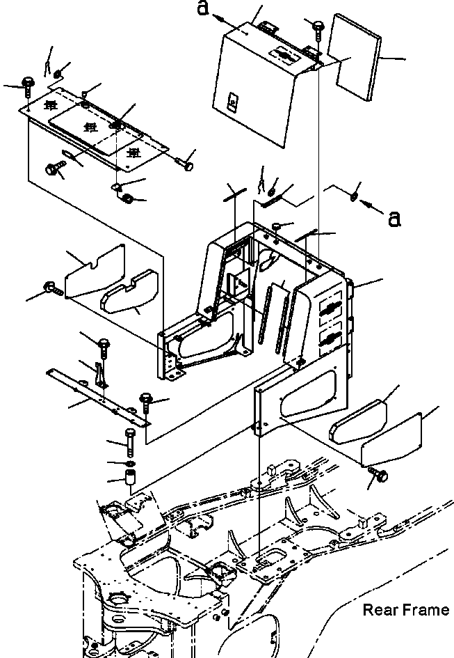 Уплотнитель двери 425-54-11640 KOMATSU