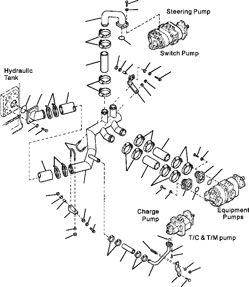 Трубка 426-62-23841 KOMATSU