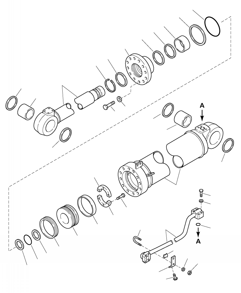 CYLINDER, BUCKET 707-01-X7370 KOMATSU