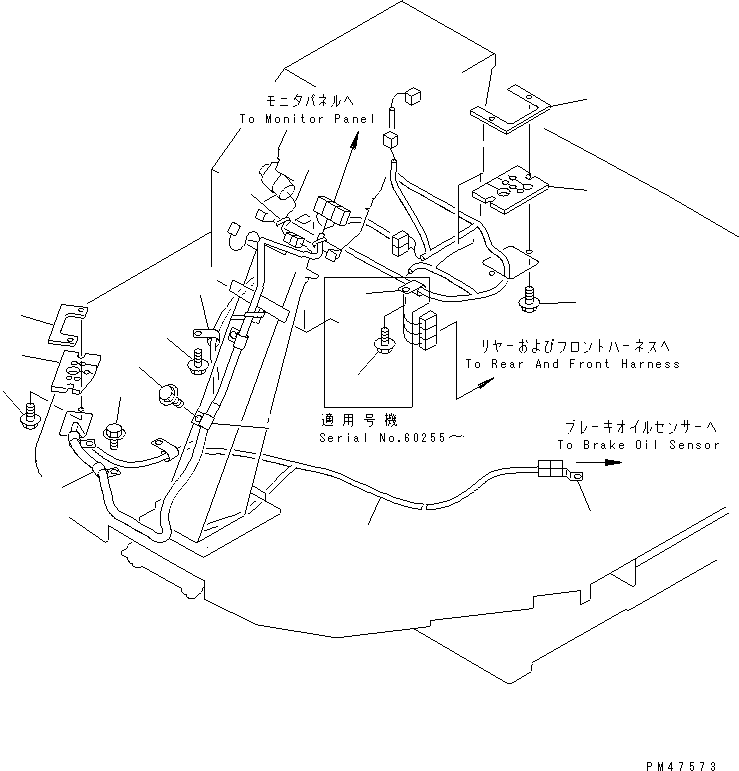 Жгут проводов 417-06-22261 KOMATSU