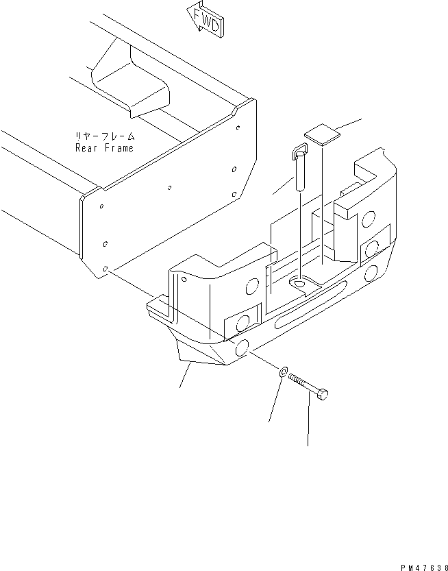 WEIGHT,COUNTER 416-46-25112 KOMATSU