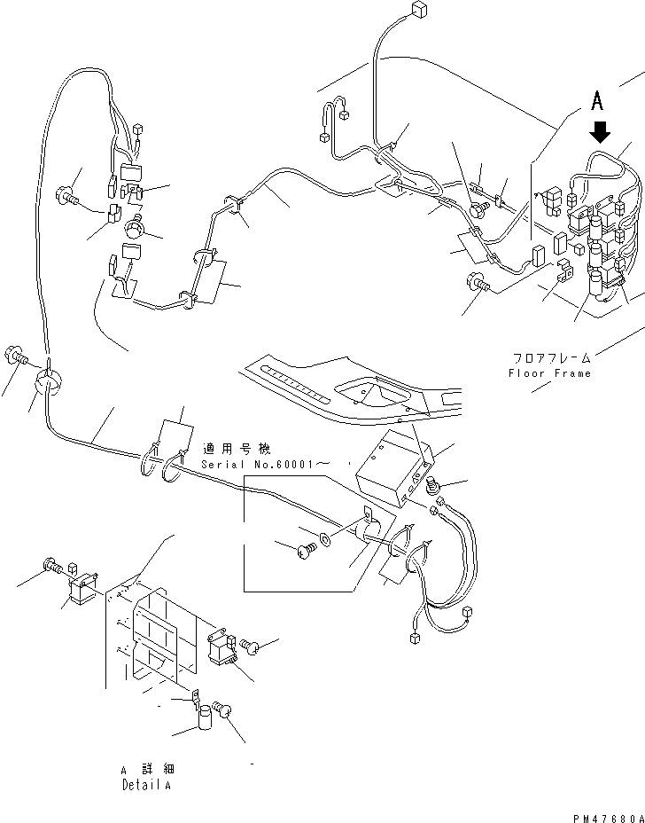 Жгут проводов \0\421-07-21310 KOMATSU