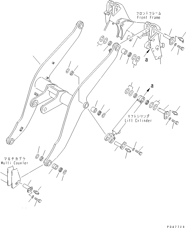 ARM,LIFT 416-879-2130 KOMATSU