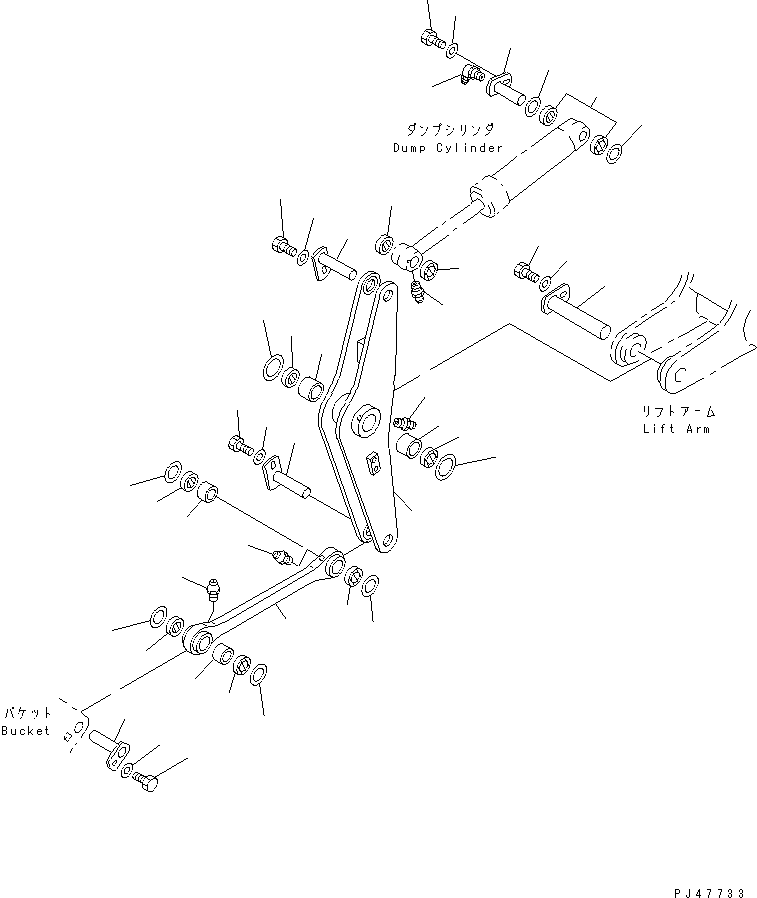 BELLCRANK 416-S30-2230 KOMATSU
