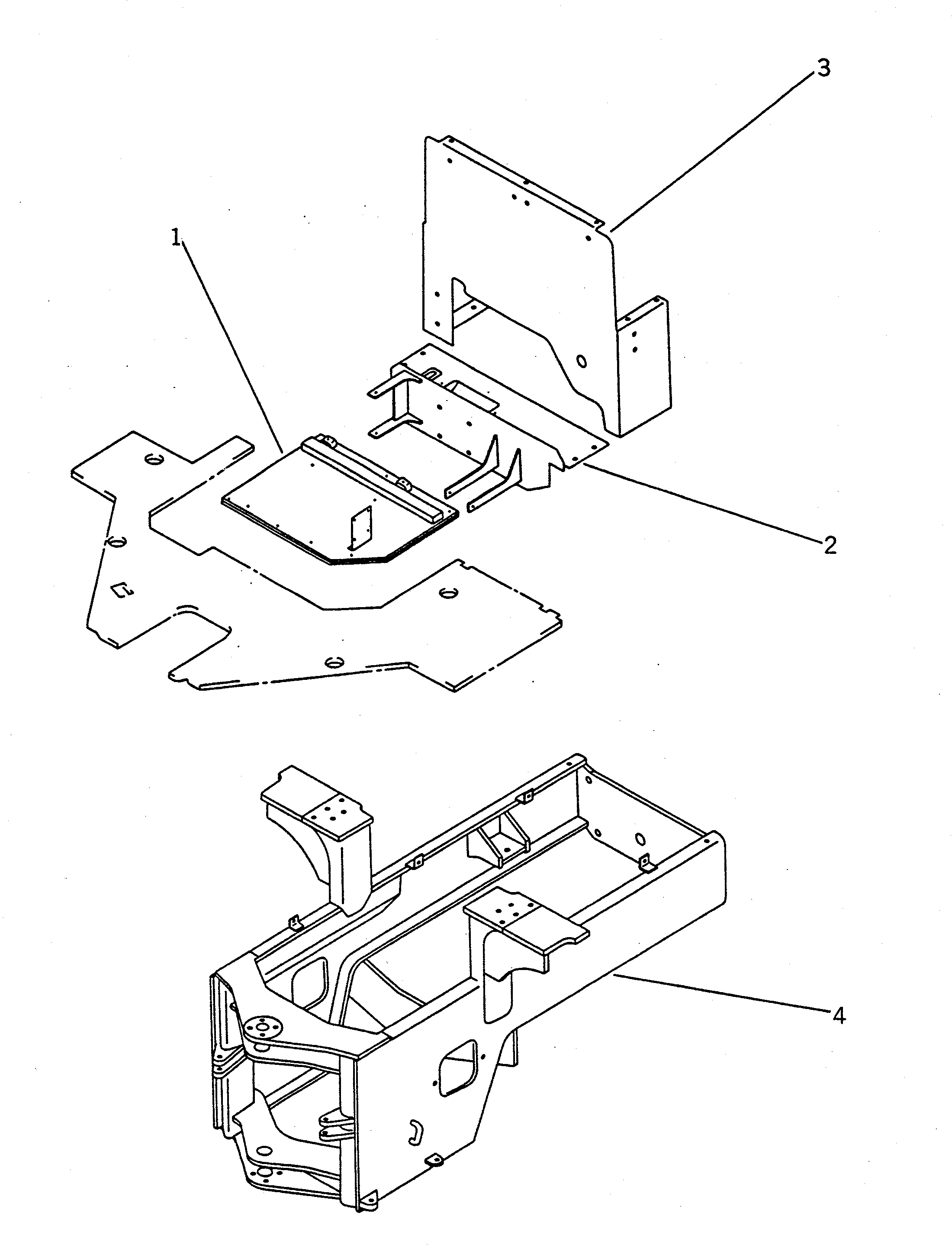 SUPPORT,(MODIFIED PART) 416-943-1370 KOMATSU