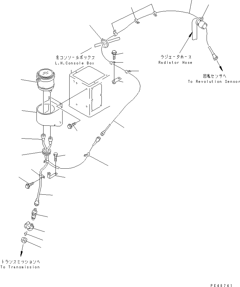 Кабель 416-Z21-2140 KOMATSU