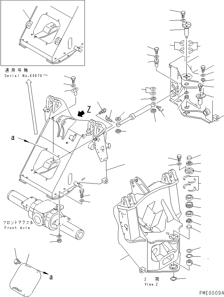 FRAME,FRONT 416-904-2781 KOMATSU