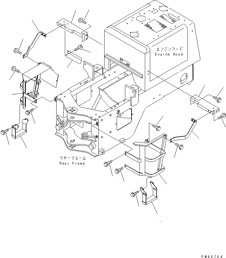 LADDER,R.H. 416-944-2220 KOMATSU